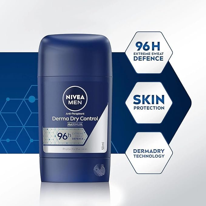 NIVEA MEN Black & White Invisible Original Antiperspirant Stick, 48-Hour Protection, 50ml (Copy) - Image 5