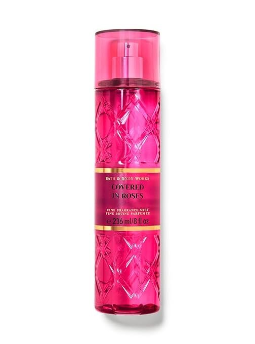 Bath & Body Works Covered in Roses Fine Fragrance Mist for Women, Floral Scent, 236ml (8 fl oz)