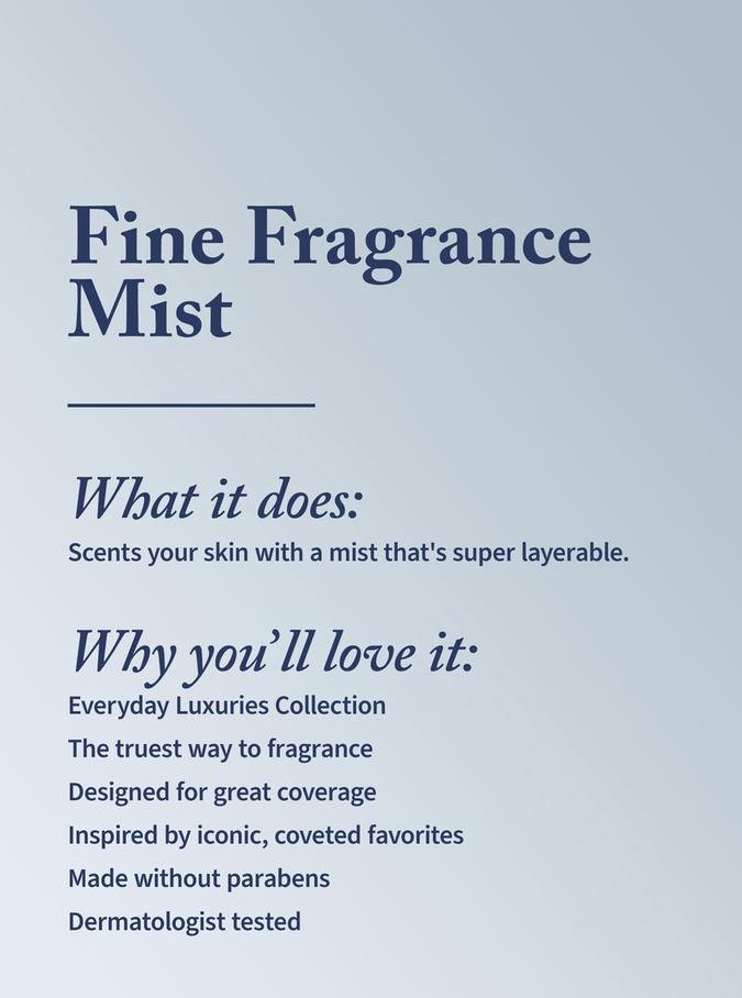 Bath & Body Works Covered in Roses Fine Fragrance Mist for Women, Floral Scent, 236ml (8 fl oz) - Image 2