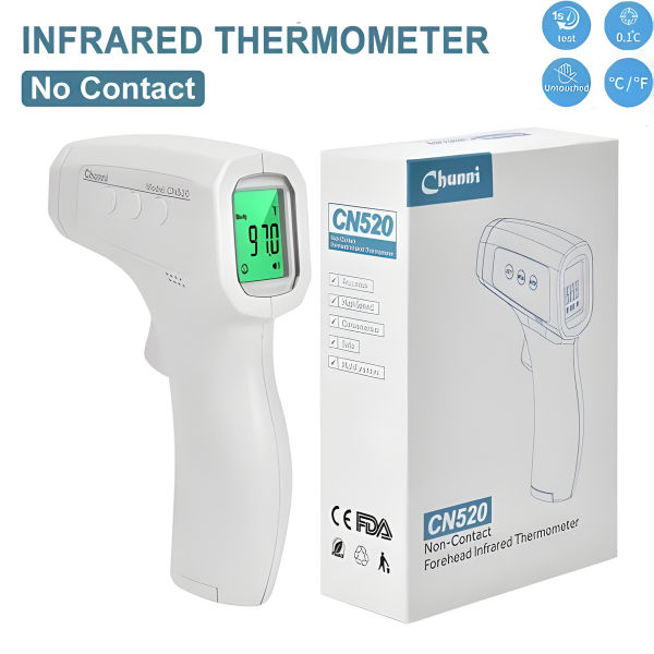 Chunni CN520 Non-Contact Forehead Thermometer – Digital Infrared - Image 2